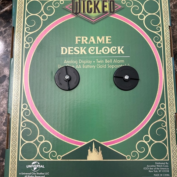 NIB Wicked frame desk Clock! - Picture 3 of 3